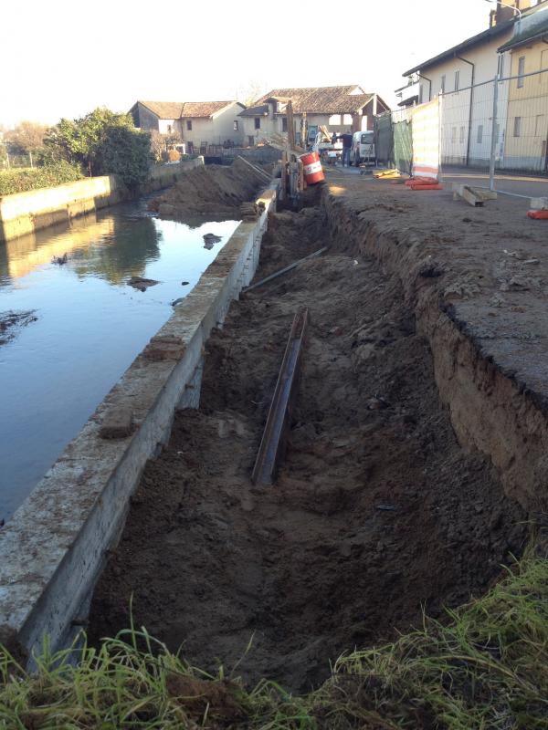 MURO DI SOSTEGNO ROGGIA BIRAGA (PAVIA)